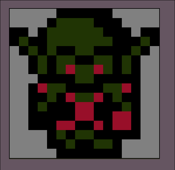 Drew this lil creep for target practice as I get sword hitboxes up and running. Happy new year, everyone. :) A game update and a longer post is in the works!