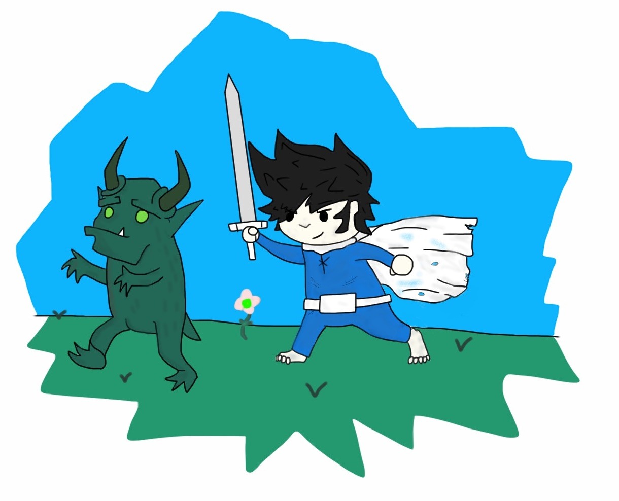 Last fan art of the week. This one’s by [WillGhostZer0](https://twitter.com/WillGhostZer0) again. Adorable!