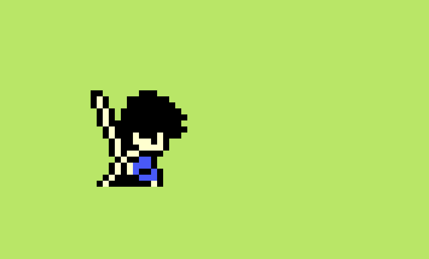 Been working on ~combat feel~ this week! It’s hard stuff. I’ve been touching up the appearance of some of the frames here and tweaking the speed of each frame. Lots of behind-the-scenes code too.  The plan is if you use the sword once, it will complete one swing (as you’d expect, lol). Use it again, and it will swing the other way. However, as the second half of the gif shows, if you press the key again *while still attacking*, it will skip the “wind down” frames after the swing and launch directly into the next attack. This should help it feel more responsive.  Previously, you wouldn’t be able to get the “down” swing unless you hit the button again halfway through the “up” swing, but before the animation ended. It was complicated and didn’t feel particularly good. Now, it will just always switch swing direction regardless of the time in between.  I have some changes planned for how hitting enemies works:  -   They won’t fly off if they’re not dead–they’ll just get a bump and come back. This way you won’t have to chase an enemy down to hit it again, which has proven to be annoying in testing. If a hit *does* kill an enemy, then we can fling them away!<br> -   Touching most enemies won’t hurt you anymore (unless, say, they’re spiky or on fire or something). This will allow Tav some movement during combat without killing himself, as well as give me some room for variety in enemy design.  I’ve wanted to get back to combat for a while. Still plenty of work to do, but I’m excited!
