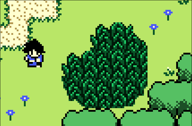 I fixed the accidental (or *was* it?) moonwalking.  Except now…  ***GRASS RUSTLING INTENSIFIES***