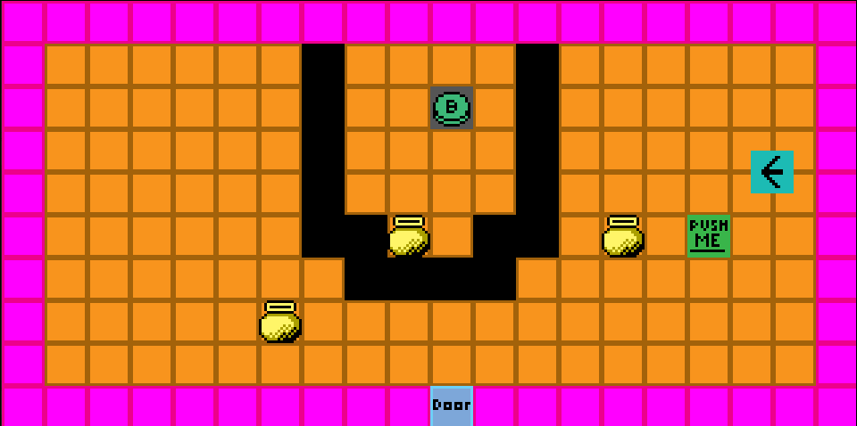 The ProtoDungeon makes a reappearance!! :D  This is where I’ve been testing a lot of my code. It helps to work in a place that almost entirely ignores aesthetics so that I can get the mechanics and feel down. If it feels good while it looks like this, surely it’ll be even better once I add the art and effects. :)  In this case, I’m getting my old block pushing code to work with the collision code I updated recently. In the process, I found out I could make pushing the jars feel even better than pushing the blocks, so that’s nice!  Finally, a bit of a mini-announcement:  ## The ProtoDungeon is going to be the very first “demo” of The Waking Cloak!  It’ll show off the swap mechanics while not spoiling anything from the game–it’ll be a completely different scenario. This will also get me some good practice on dungeon building and, of course, feedback!  I don’t know at this point when it will be available (will probably be several weeks at least), but I believe I will first make it available to [Patreon patrons](https://www.patreon.com/mrdaneeyul), and then to those on the [Discord server](https://discord.gg/v7rf8h2).  ## And one more thing…  My wife and I had our baby!! She is very cute. :3  {{PC_IMG:0}}  Our dog Kiwi is 100% in love with her and will protect her with her life (and gives her lots of gentle doggy kisses)  {{PC_IMG:1}}