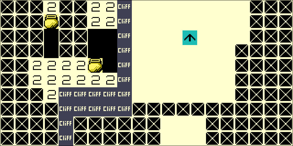 This is an example of something that looks really simple but took me three days to implement! Part of that was adding a lot of underlying systems to support not only this, but also a lot of future important things. These systems include:  -   Transitions<br> -   Cutscenes (I didn’t actually end up using it for this since it was too finicky, but it’ll definitely be useful later)<br> -   Updated state machine (thanks to PixelatedPope, as usual… this one can do drawing, which helps with the transitions)<br>  **And so now doors, stairs, and certain pits all work properly!** Hooray! This is one of the biggest core mechanics missing from The Waking Cloak. Now I can add it in and use it to go inside houses, dungeons, between floors, etc. Very exciting stuff.  Next on the list? I don’t know exactly what order I’ll tackle these in. Depends on what it feels like. But here’s what’s on the menu:  -   Getting those ~certain pits~ that drop you down to the floor below working (these actually work already, but I need to animate the character falling between floors)<br> -   Reintroduce grid snapping for swapping, swap objects, and pushing (it was way too complicated without)<br> -   Add “room reset”–jars and unfinished puzzles reset when you leave the room and come back, just like Zelda<br> -   Fix a bug where pits (the ones that actually hurt you) don’t always put you back at the beginning of the room<br> -   Art?  Stay tuned! In a few (several?) weeks, the demo will be available for y’all to try out. :)