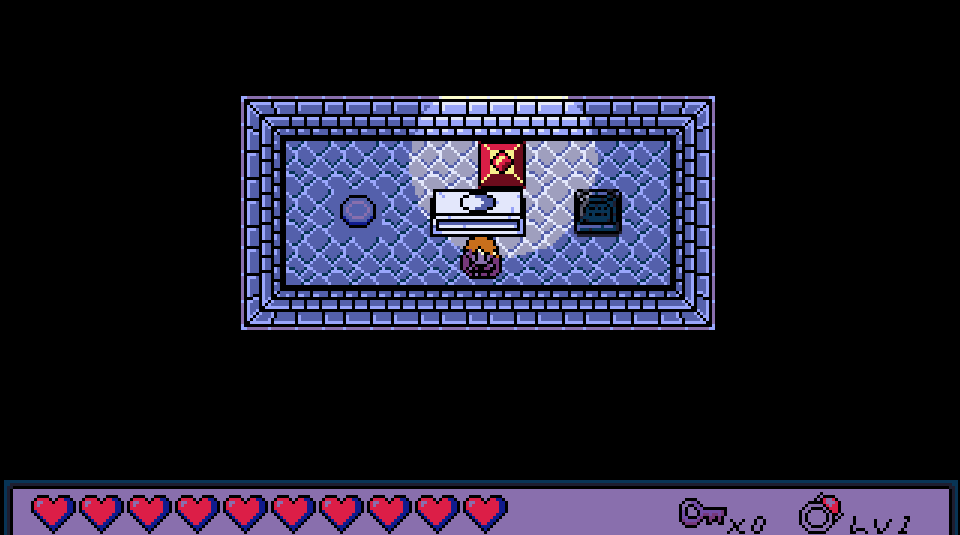 Small change today: the interior of the mausoleum is now dark! A bit tricky due to the bizarro way I designed the mausoleum–another lesson added to the list lol.