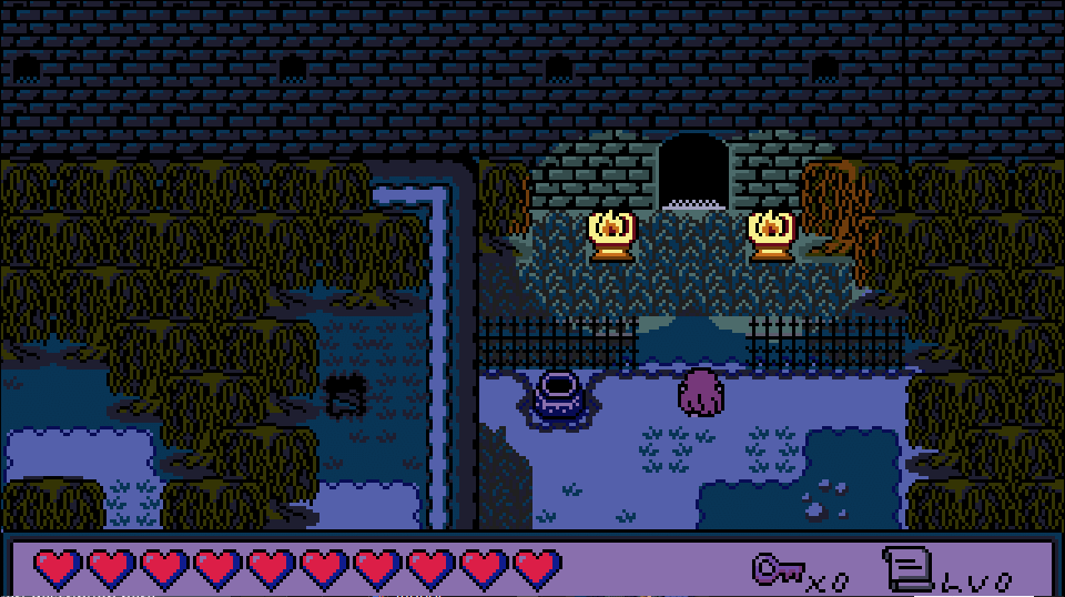 **Happy New Year everyone!**  I hope it’s is a good one for all of you. Here’s to another year of community, friendship, and gamedev. :)  So… it seems like a good way to start off the year is with a big ol’ **update for ProtoDungeon: Episode I**! Not only have I made a TON of changes thanks to developments from Episode II, but now available for the first time is…  (drumroll please)  ## PROTODUNGEON ON MAC!!!  But even if you’re not a macOS kind of human, don’t fear. As mentioned, this update contains quite a lot of updates for both PC and macOS versions thanks to Episode II. Here’s the full changelog:  **From Episode II:**  -   Lighting (reorganized the the torches in the level, as the new lighting draws emphasis to specific places; some places did not need to be emphasized, while I was able to take advantage of the lighting to draw attention to other locations). -   Menu system (including a new Episode I title card). -   Updated logo. -   Saving/loading (all things considered, this dropped in surprisingly well; I did have to add a few extra cases to fix, such as falling through a pit to the level below). -   Graphics settings. -   Audio settings. -   Updated to the Wandersong audio engine (also updated all audio container names to use constants instead of writing out the strings every time… there were way more of these than I expected). -   Key remapping (new default keys as well to match the updated defaults from Episode II). -   Ability to jump off all cliffs (had to rearrange some stuff to prevent softlocks and other issues).  **Other improvements:**  -   Repaired swap mechanic–this had broken after changing some of the underlying code for another mostly-unrelated system. -   Updated the tiles for the pits that lead to floors below–these should be more distinguishable from the normal hazard death pits now. -   Updated the swap spell item descriptions to be lore-based for consistency. -   Simplified the lv1 swap spell puzzle, as it was trying to teach too much all at once and MANY players found this confusing (this was one area that the new lighting came in handy too). -   Updated the lv2 swap spell puzzle, as it never actually taught the player how to USE the lv2 spell–this was the trickiest change, but adding a new room underneath both gives space for a lvl2 teaching puzzle and makes the punishment for falling a lot less brutal. -   Fixed a collider in the outside room transition. -   Updated the object activation/deactivation manager to account for falling to the floor below. -   Updated the player “fall to target” state so modifying the target coordinates elsewhere won’t interfere with this state (“targetX” and “targetY” are variable names used for a handful of different states). -   Tweaked the top of the teleporter collider so you can’t accidentally miss it.  ## [Play **ProtoDungeon: Episode I** here! It’s free!](https://studiospacefarer.itch.io/protodungeon-episode-i)