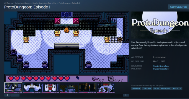 Screenshot from a Studio Spacefarer game.